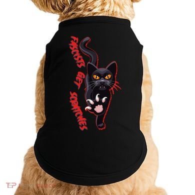 Funny Cat Fascists Get Scratches Doggie Tank