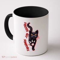 Funny Cat Fascists Get Scratches Coffee Mug thumb 0