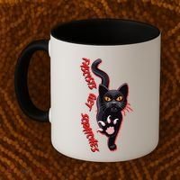 Funny Cat Fascists Get Scratches Coffee Mug thumb 2