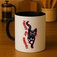 Funny Cat Fascists Get Scratches Coffee Mug thumb 4