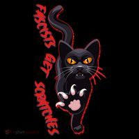 Funny Cat Fascists Get Scratches Women's Hoodie thumb 2