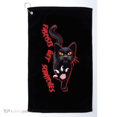 Funny Cat Fascists Get Scratches Golf Towel