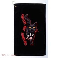 Funny Cat Fascists Get Scratches Golf Towel thumb 0
