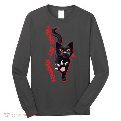 Funny Cat Fascists Get Scratches Long Sleeve Shirt