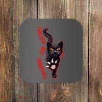 Funny Cat Fascists Get Scratches Coaster thumb 0