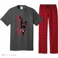 Funny Cat Fascists Get Scratches Pajama Set thumb 0