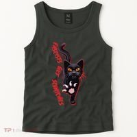 Funny Cat Fascists Get Scratches Tank Top thumb 2