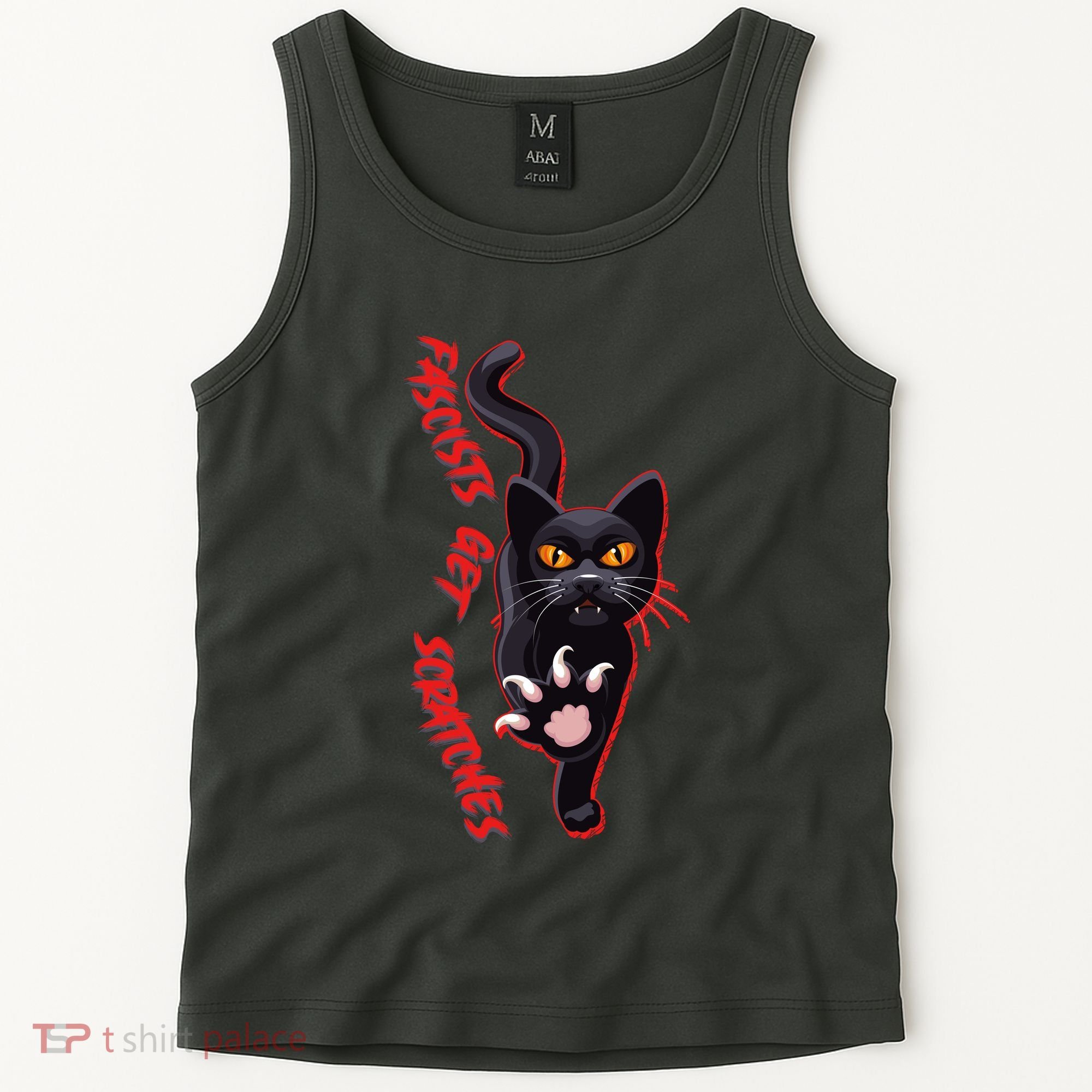 Funny Cat Fascists Get Scratches Tank Top