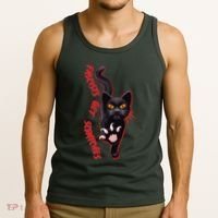 Funny Cat Fascists Get Scratches Tank Top thumb 3
