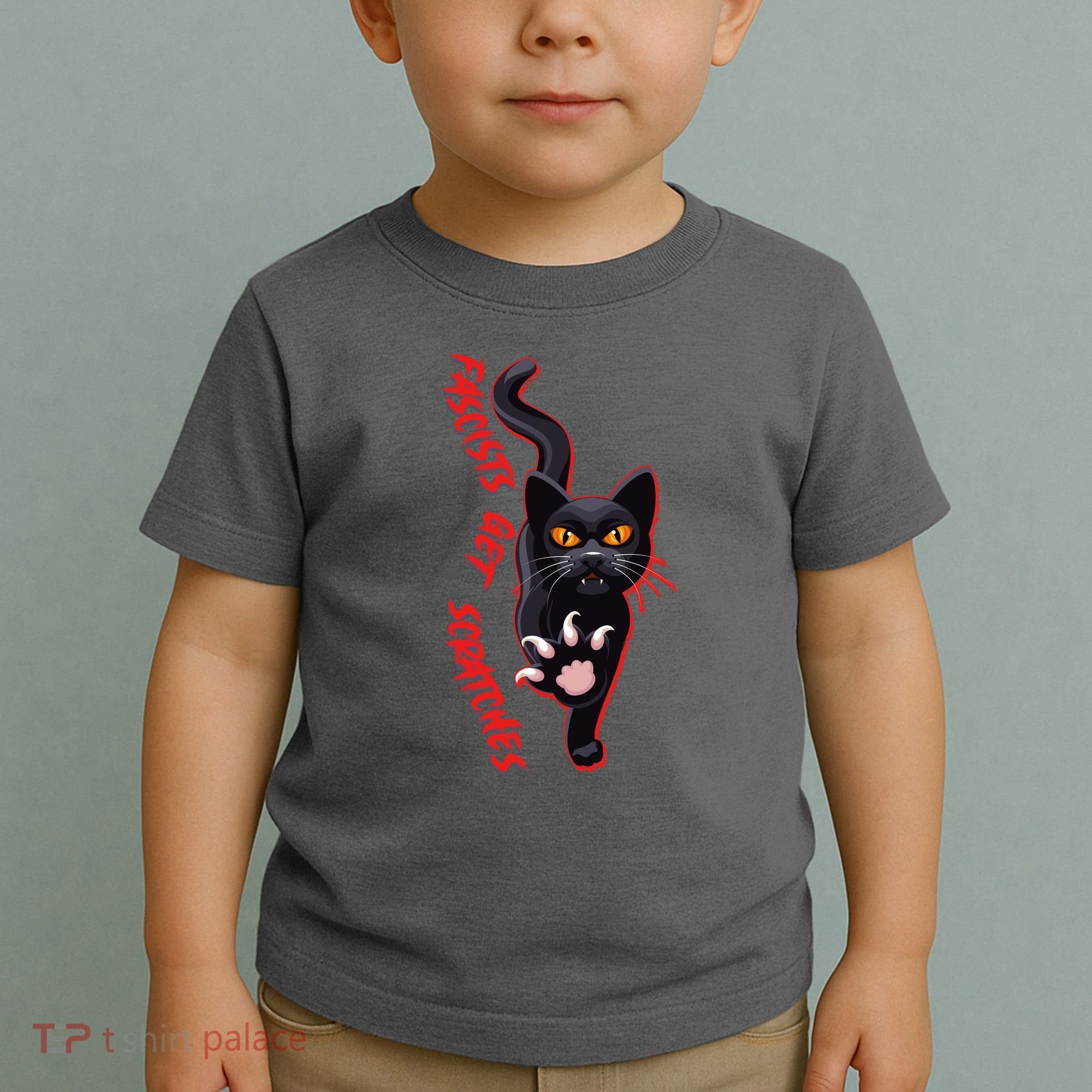 Funny Cat Fascists Get Scratches Toddler T-Shirt