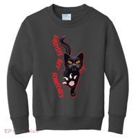 Funny Cat Fascists Get Scratches Kids Sweatshirt thumb 0