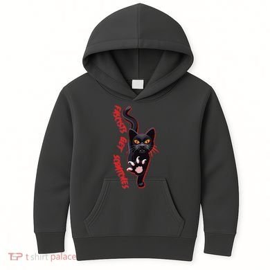 Funny Cat Fascists Get Scratches Kids Hoodie
