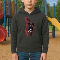 Funny Cat Fascists Get Scratches Kids Hoodie thumb 2