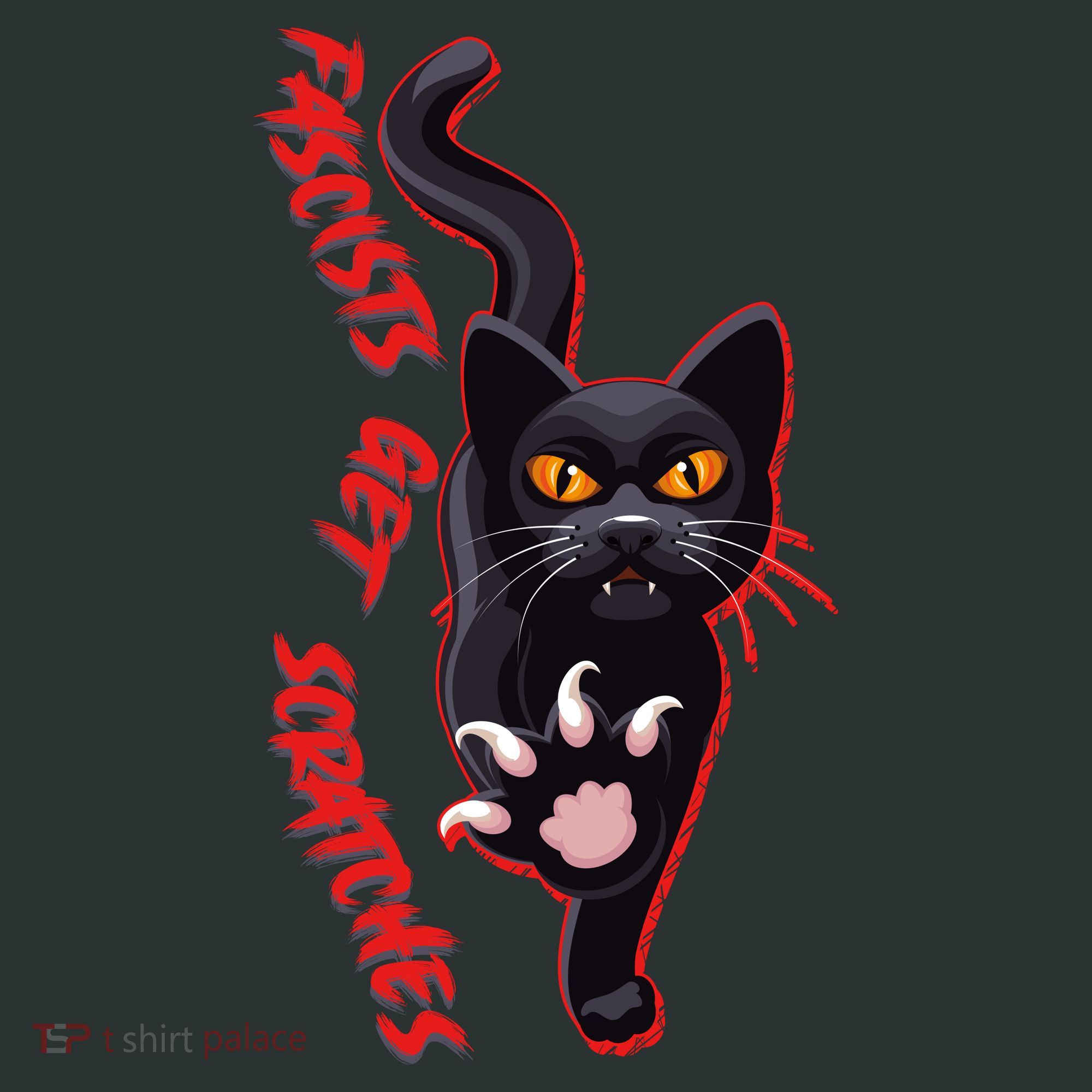 Funny Cat Fascists Get Scratches Kids Hoodie