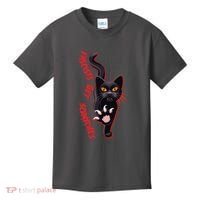 Funny Cat Fascists Get Scratches Kids T-Shirt thumb 0