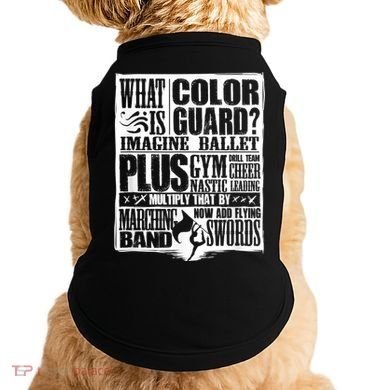 Funny Colorguard For A Color Guard Doggie Tank