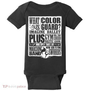 Funny Colorguard For A Color Guard Baby Bodysuit