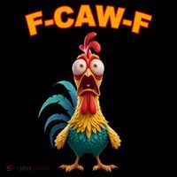 F Caw F Funny Clucking Rooster Meme F Off Coffee Mug thumb 5