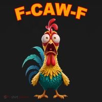 F Caw F Funny Clucking Rooster Meme F Off Tie Dye Hoodie thumb 2