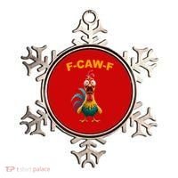 F Caw F Funny Clucking Rooster Meme F Off Ornament thumb 0