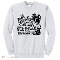 Funny Cat For Cat Mom Cat Dad Catnip Madness Cute Cat Sweatshirt thumb 0