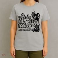 Funny Cat For Cat Mom Cat Dad Catnip Madness Cute Cat T-Shirt thumb 4