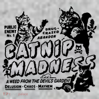 Funny Cat For Cat Mom Cat Dad Catnip Madness Cute Cat T-Shirt thumb 7