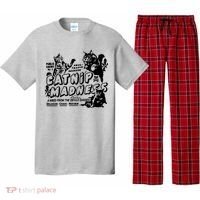 Funny Cat For Cat Mom Cat Dad Catnip Madness Cute Cat Pajama Set thumb 0