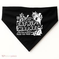 Funny Cat For Cat Mom Cat Dad Catnip Madness Cute Cat USA-Made Doggie Bandana thumb 0