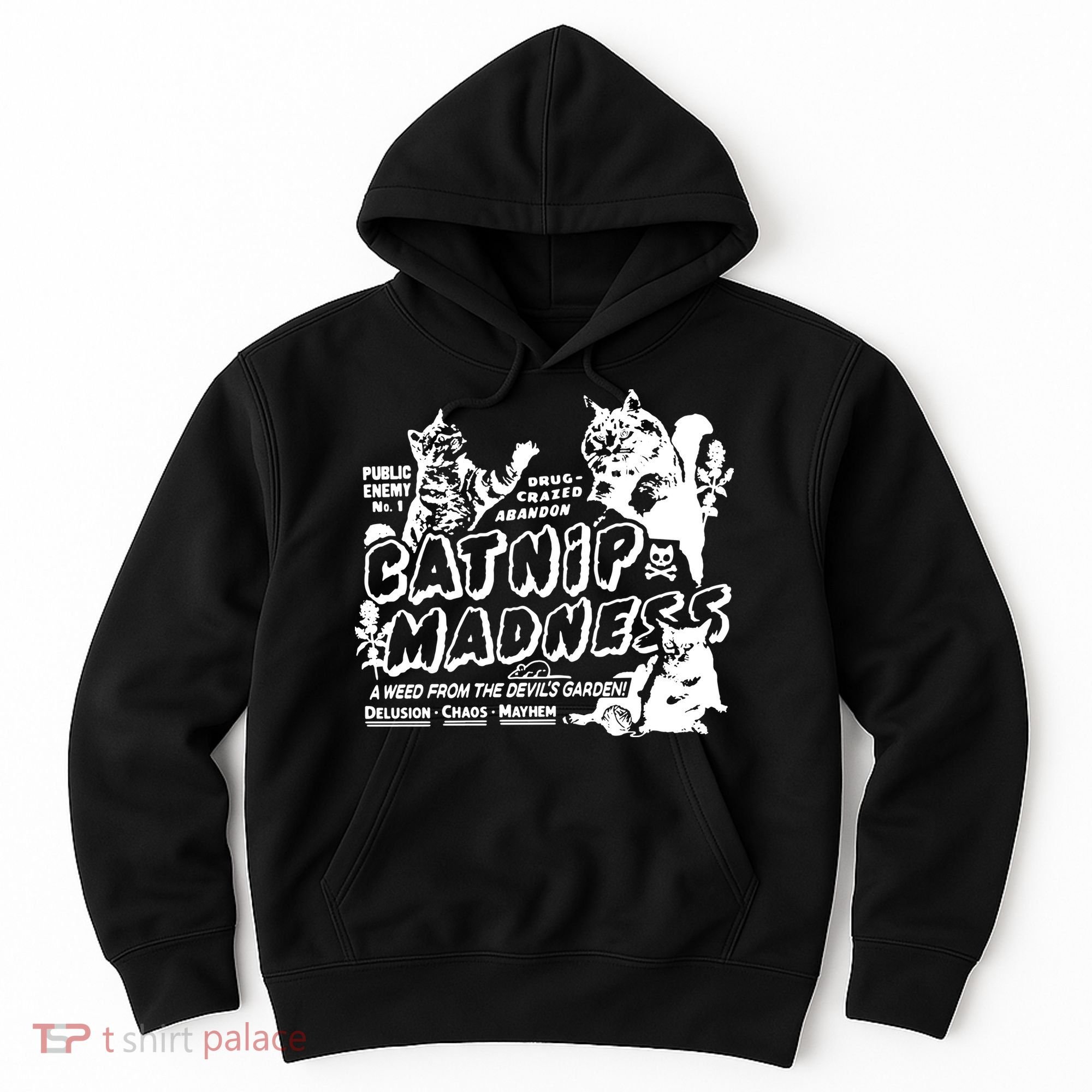 Funny Cat For Cat Mom Cat Dad Catnip Madness Cute Cat Hoodie