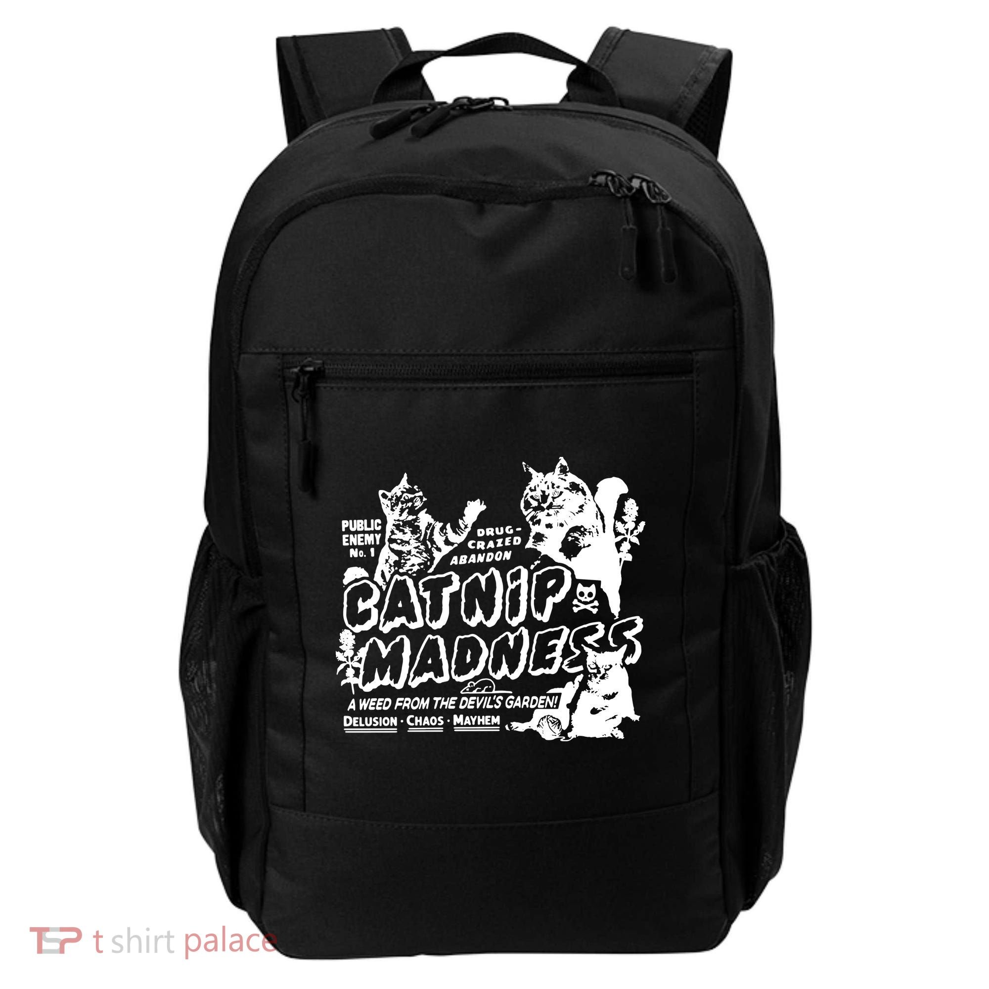 Funny Cat For Cat Mom Cat Dad Catnip Madness Cute Cat Backpack