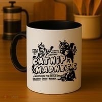 Funny Cat For Cat Mom Cat Dad Catnip Madness Cute Cat Coffee Mug thumb 4