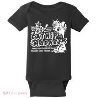 Funny Cat For Cat Mom Cat Dad Catnip Madness Cute Cat Baby Bodysuit thumb 0