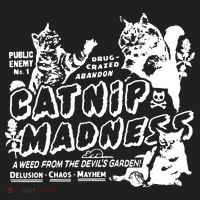 Funny Cat For Cat Mom Cat Dad Catnip Madness Cute Cat Golf Towel thumb 3