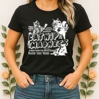Funny Cat For Cat Mom Cat Dad Catnip Madness Cute Cat Women's T-Shirt thumb 2
