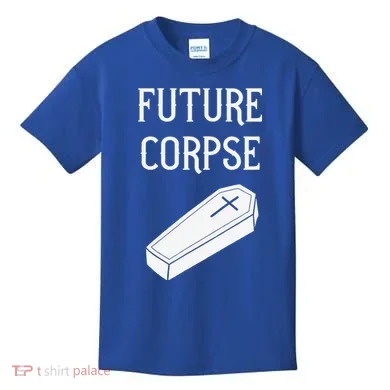 Future Corpse Funny Goth Horror Halloween Kids T-Shirt