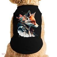 Fox Cunning Foxtail Fur funny animal lover Doggie Tank thumb 0