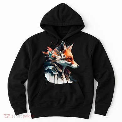 Fox Cunning Foxtail Fur funny animal lover Hoodie
