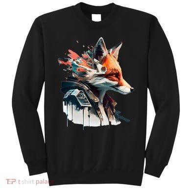 Fox Cunning Foxtail Fur funny animal lover Sweatshirt
