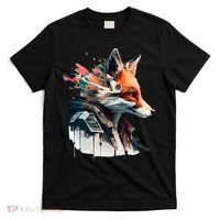 Fox Cunning Foxtail Fur funny animal lover T-Shirt thumb 0