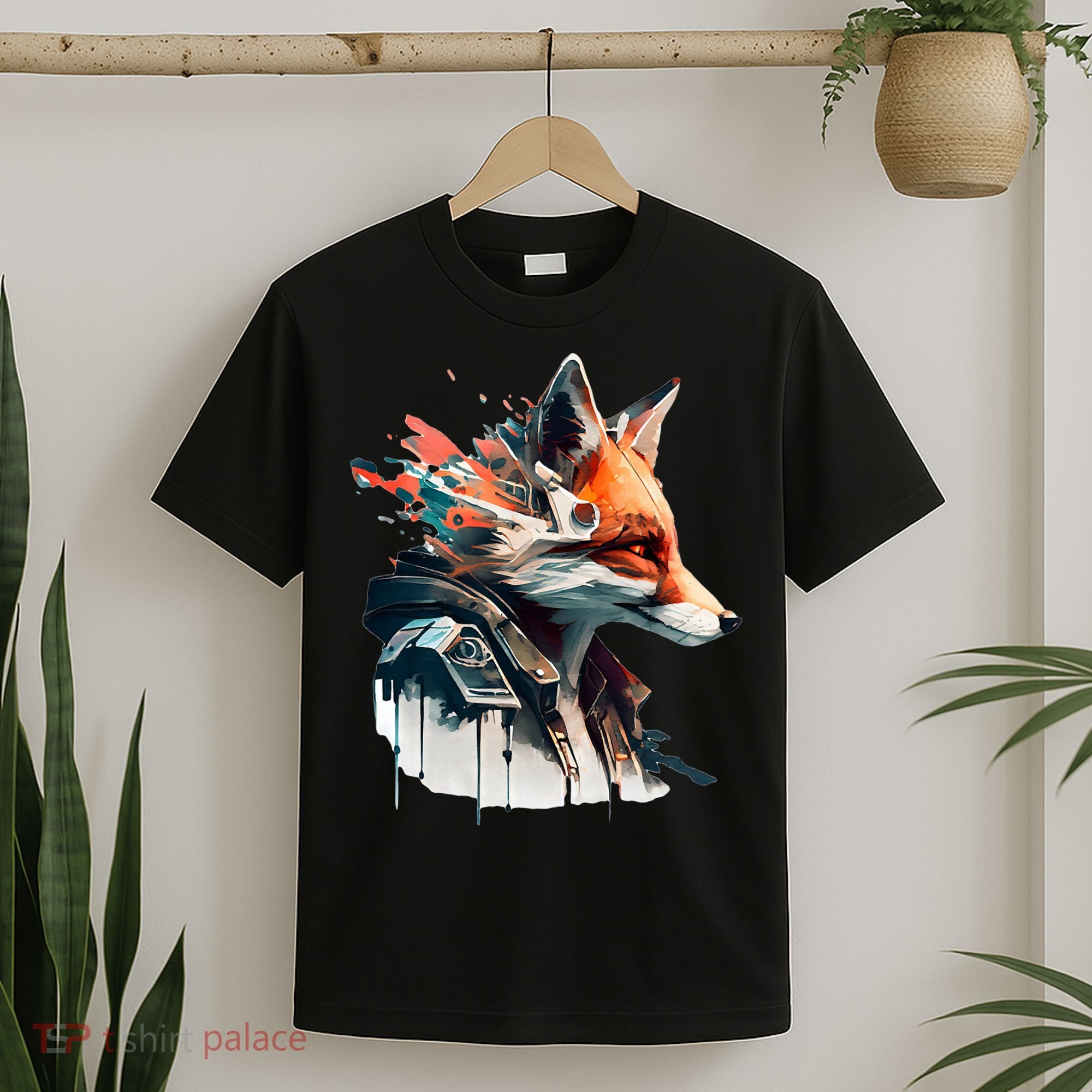 Fox Cunning Foxtail Fur funny animal lover T-Shirt