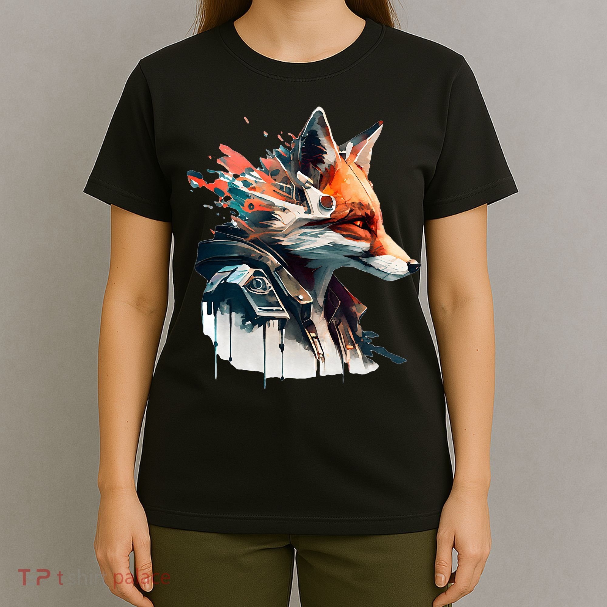 Fox Cunning Foxtail Fur funny animal lover T-Shirt