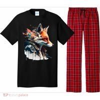 Fox Cunning Foxtail Fur funny animal lover Pajama Set thumb 0