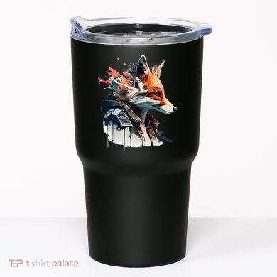 Fox Cunning Foxtail Fur funny animal lover Tumbler