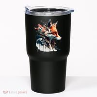 Fox Cunning Foxtail Fur funny animal lover Tumbler thumb 0