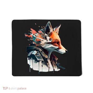 Fox Cunning Foxtail Fur funny animal lover Mousepad
