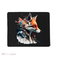 Fox Cunning Foxtail Fur funny animal lover Mousepad thumb 0