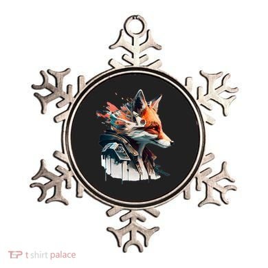 Fox Cunning Foxtail Fur funny animal lover Ornament