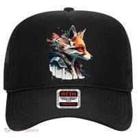 Fox Cunning Foxtail Fur funny animal lover Hat thumb 0