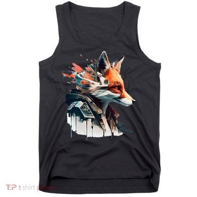 Fox Cunning Foxtail Fur funny animal lover Tank Top
